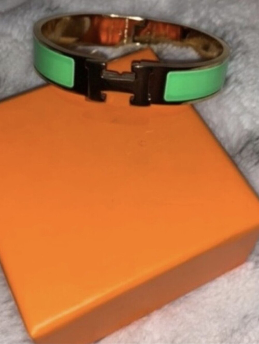 Hermes Clic Clac  H-Style Bangle Bracelet